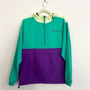 CHAMPION “MARDIS GRAS” COLOR BLOCK WINDBREAKER